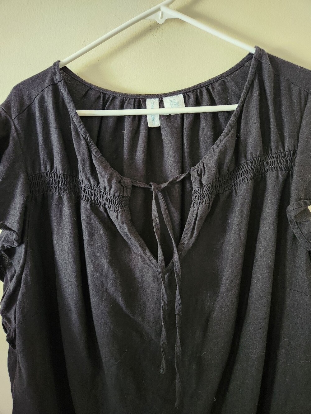 Cynthia Rowley Black Ruffled Top - Picture 5 of 7